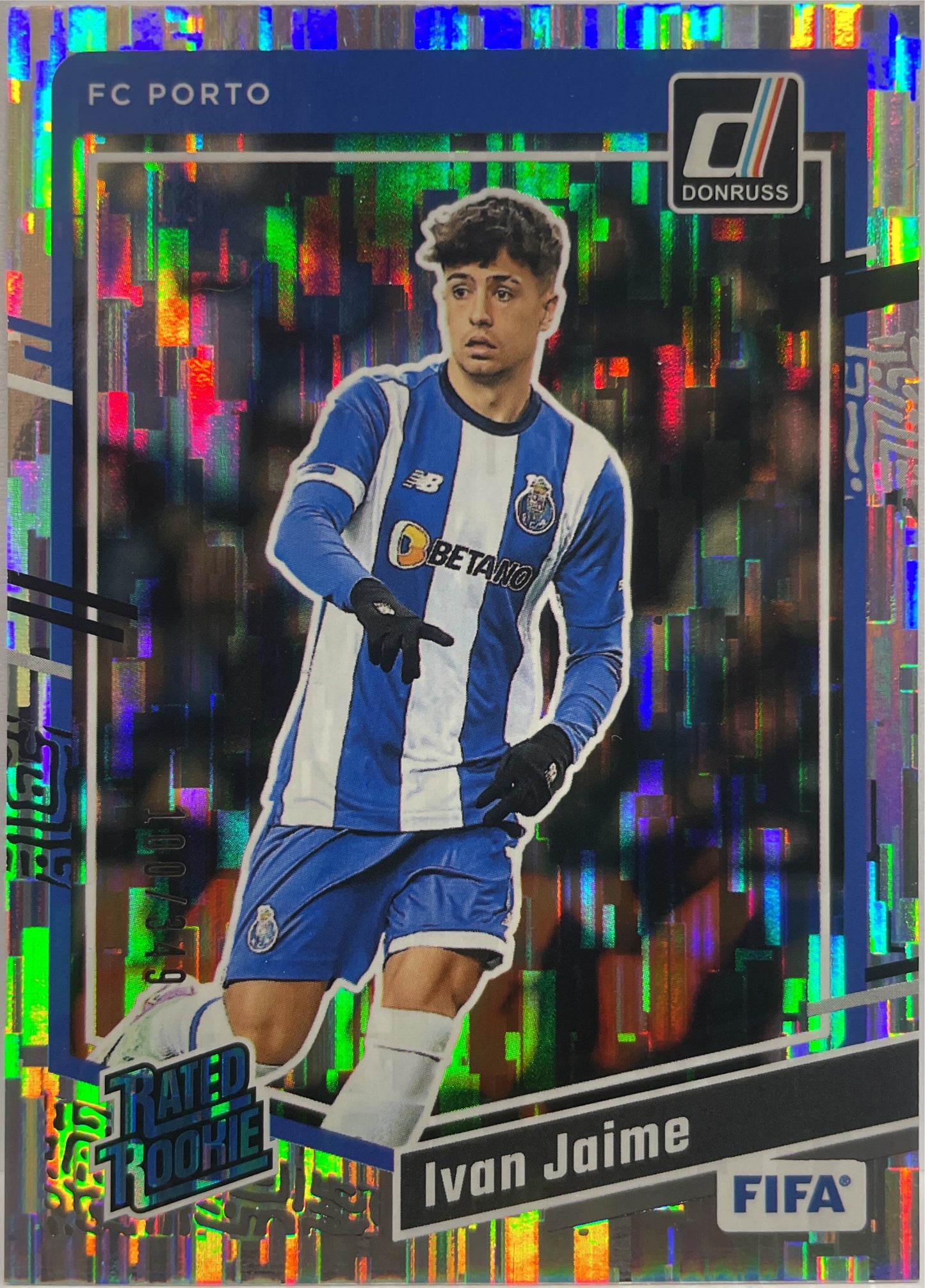 Ivan Jaime 100/349 Rated Rookie Silver Donruss Fifa 2023/24