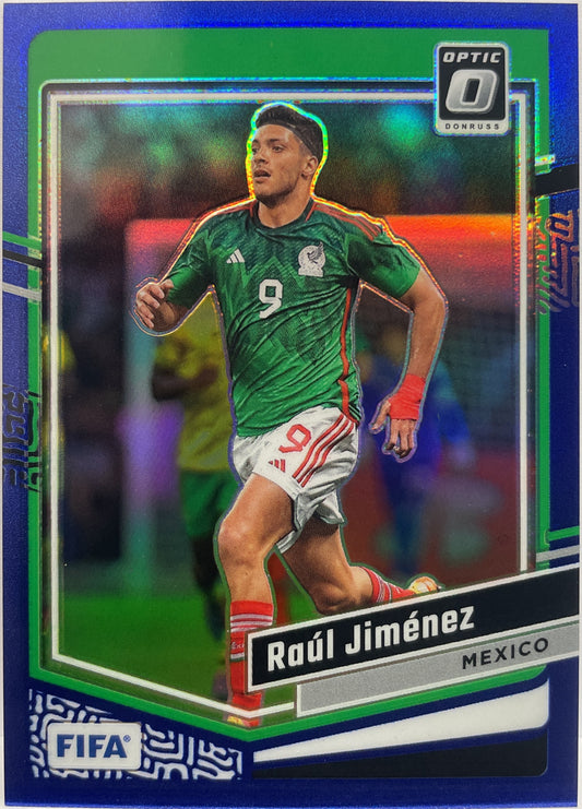 Raul Jimenez 34/99 Blue Optic Donruss Fifa 2023/24