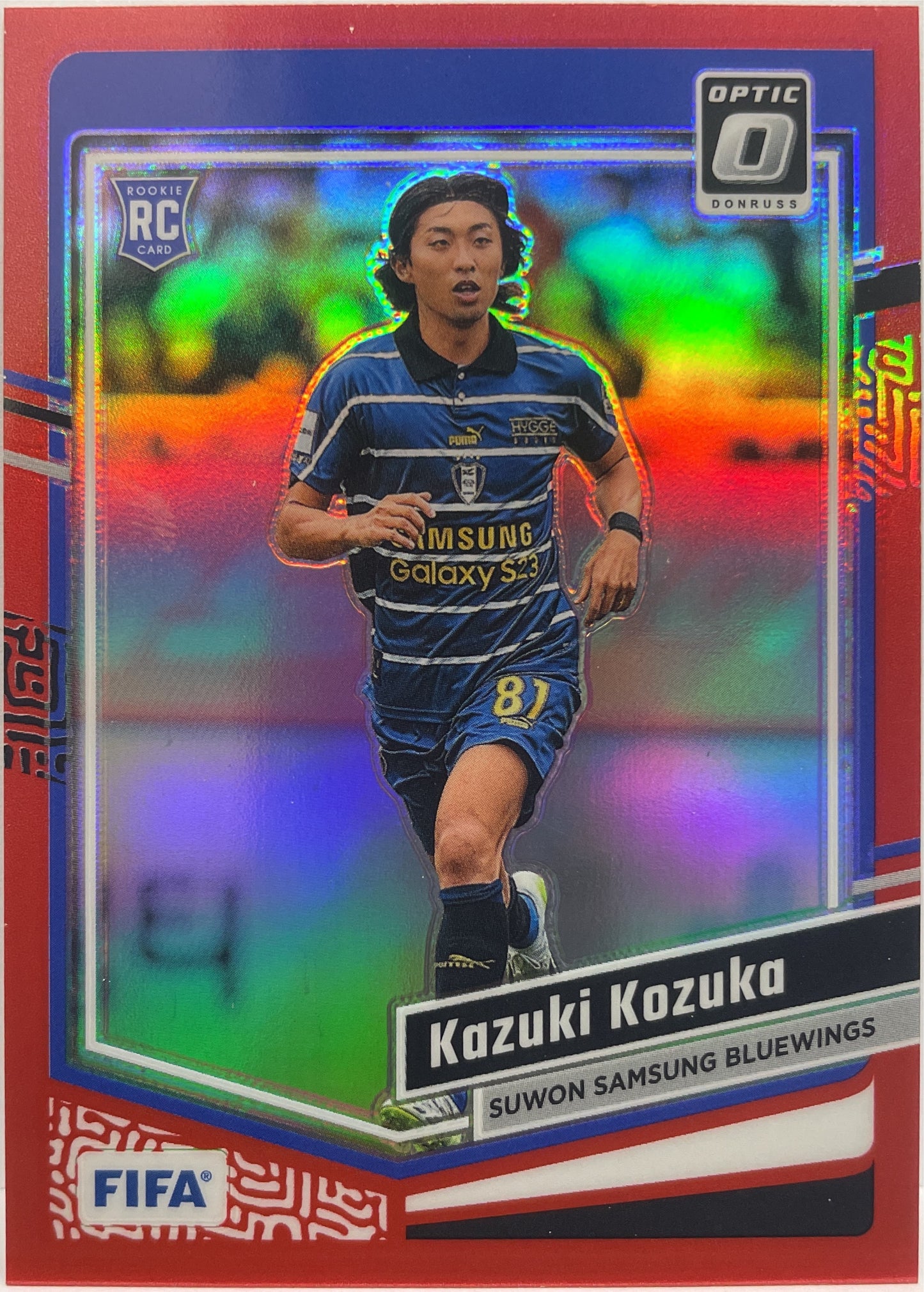 Kazuki Kozuka 217/299 Rookie Red Optic Donruss Fifa 2023/24