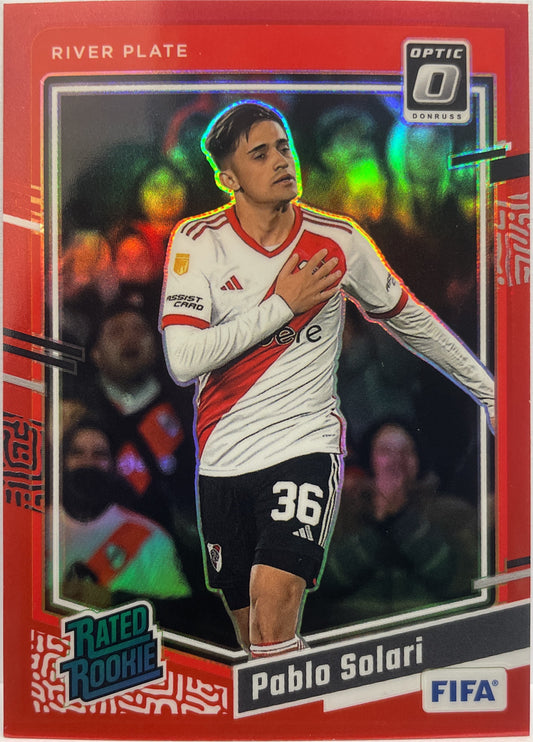 Pablo Solari 112/299 Rated Rookie Red Optic Donruss Fifa 2023/24