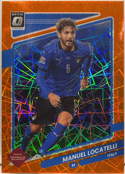 Manuel Locatelli 14/49 Optic Orange Donruss Roat To Qatar 2021/22
