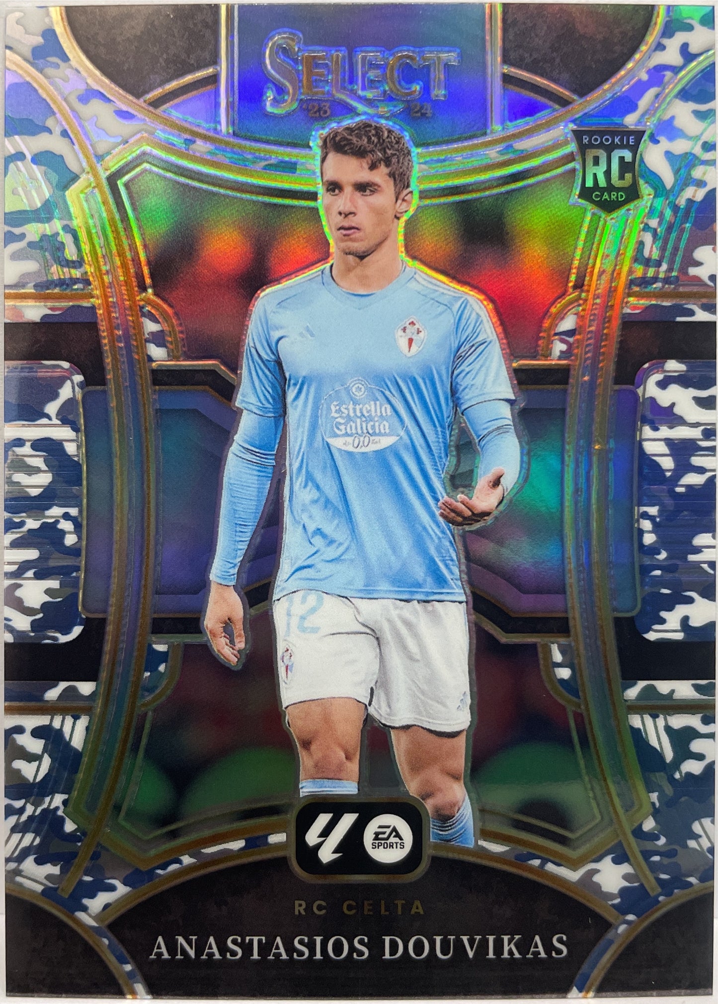 Anastasios Douvikas 8/99 Rookie Mezzanine Winter Camo Select La Liga 2023/24