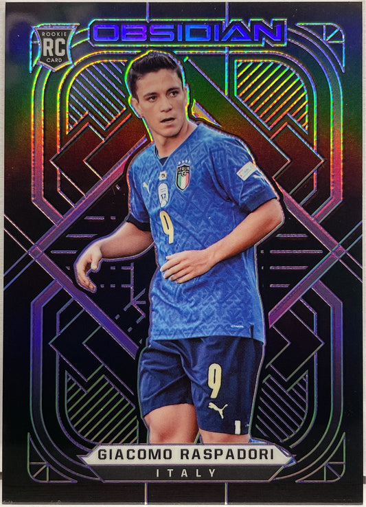 Giacomo Raspadori 13/30 Rookie Obsidian 2021/22