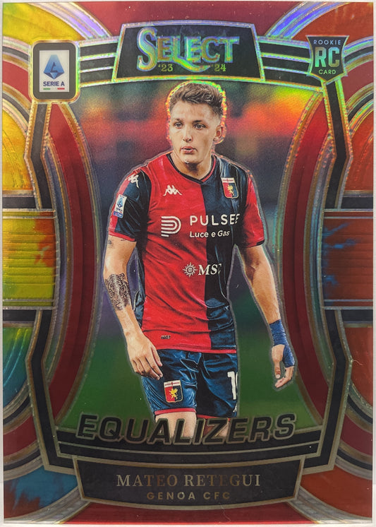 Mateo Retegui 42/49 Rookie Equalizer Tie-Dye Select Serie A 2023/24