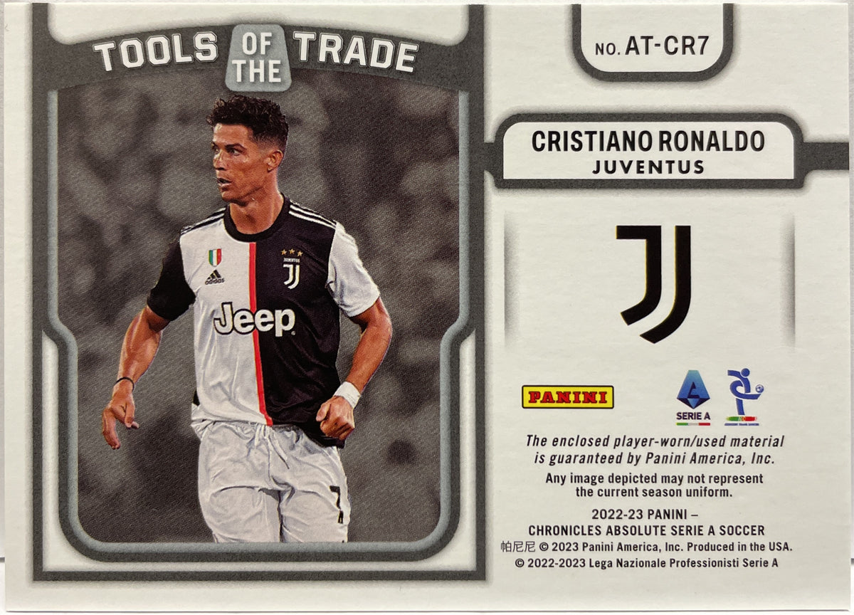 Cristiano Ronaldo 51/99 Patch Worn Tools Of The Trade Absolute Panini Chronicles Serie A 2022/23
