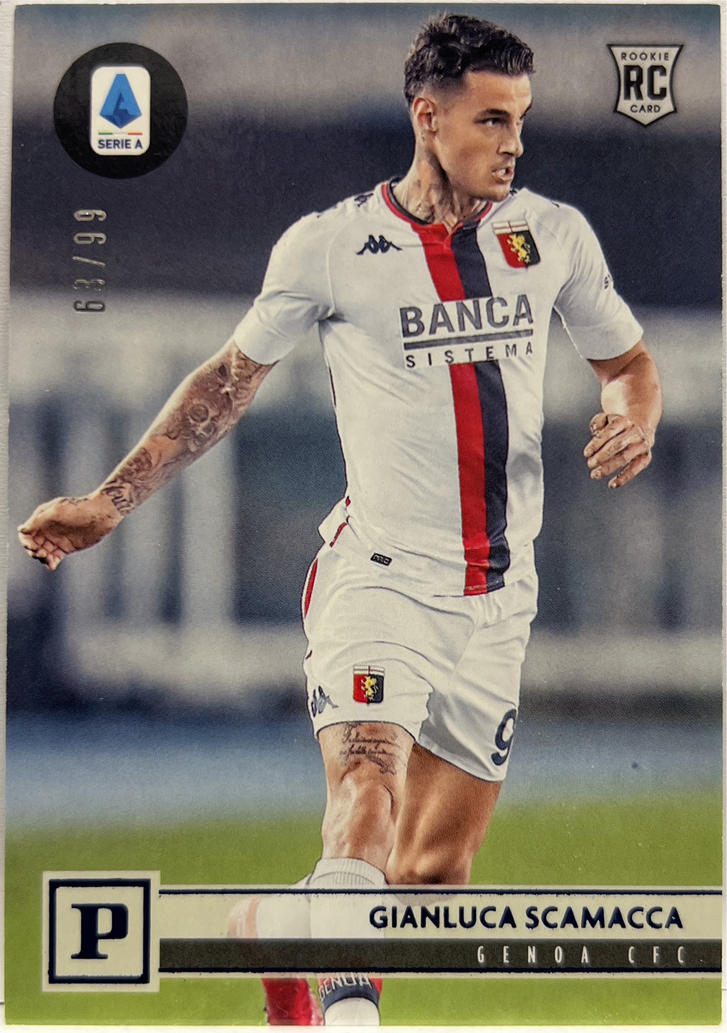 Gianluca Scamacca 63/99 Rookie Panini Chronicles 2020/21