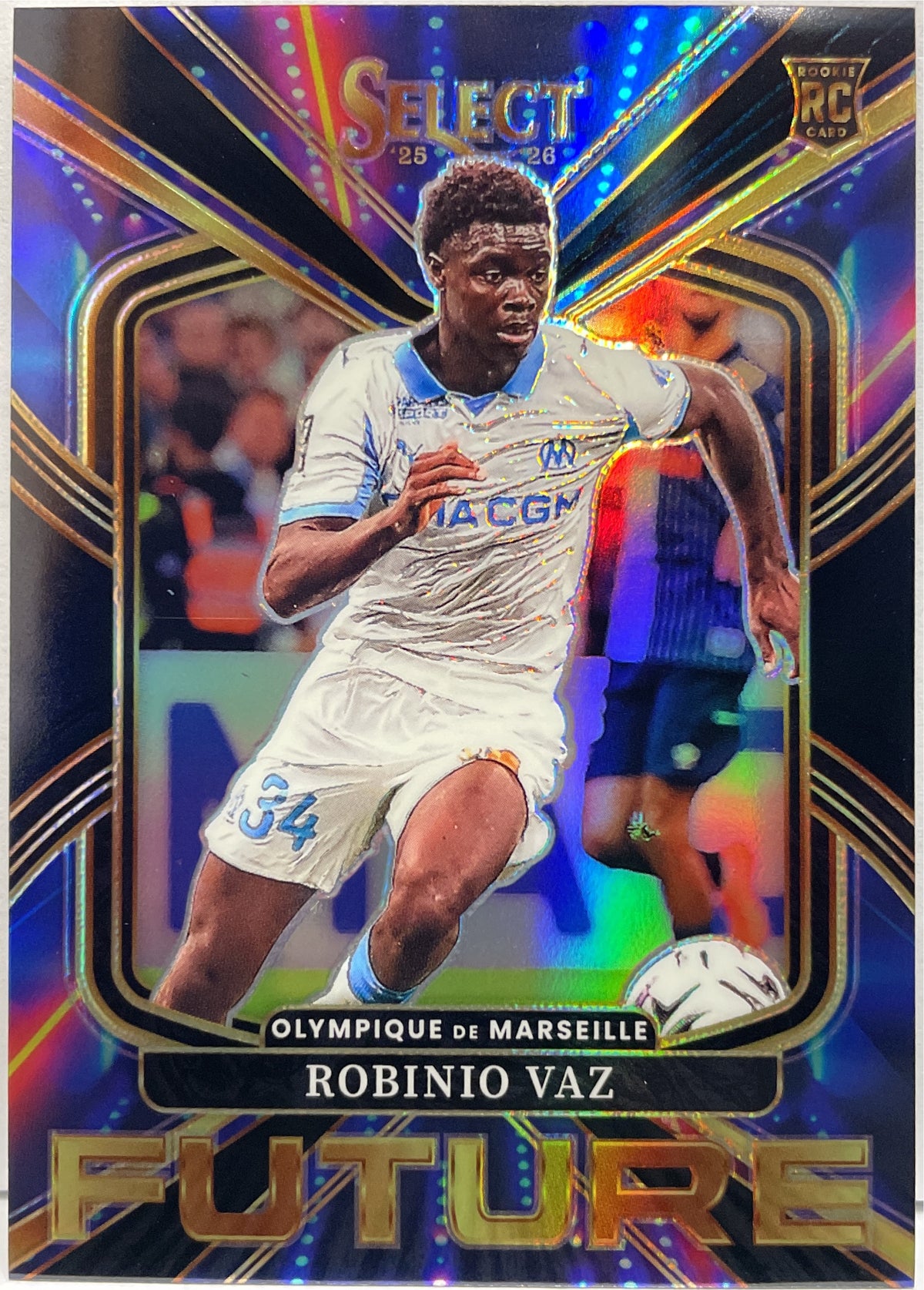 Robinio Vaz 1/1 Rookie Future Black Panini Select Ligue 1 2025/26