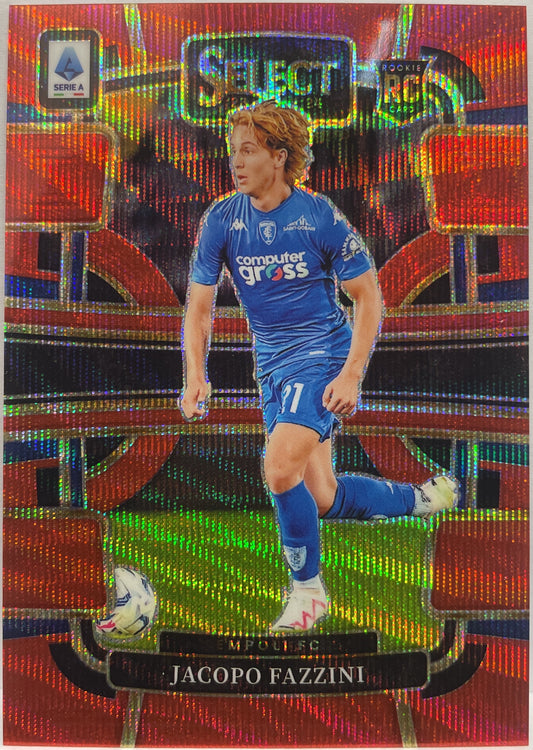 Jacopo Fazzini 27/49 Rookie Terrace Red Wave Select Serie A 2023/24