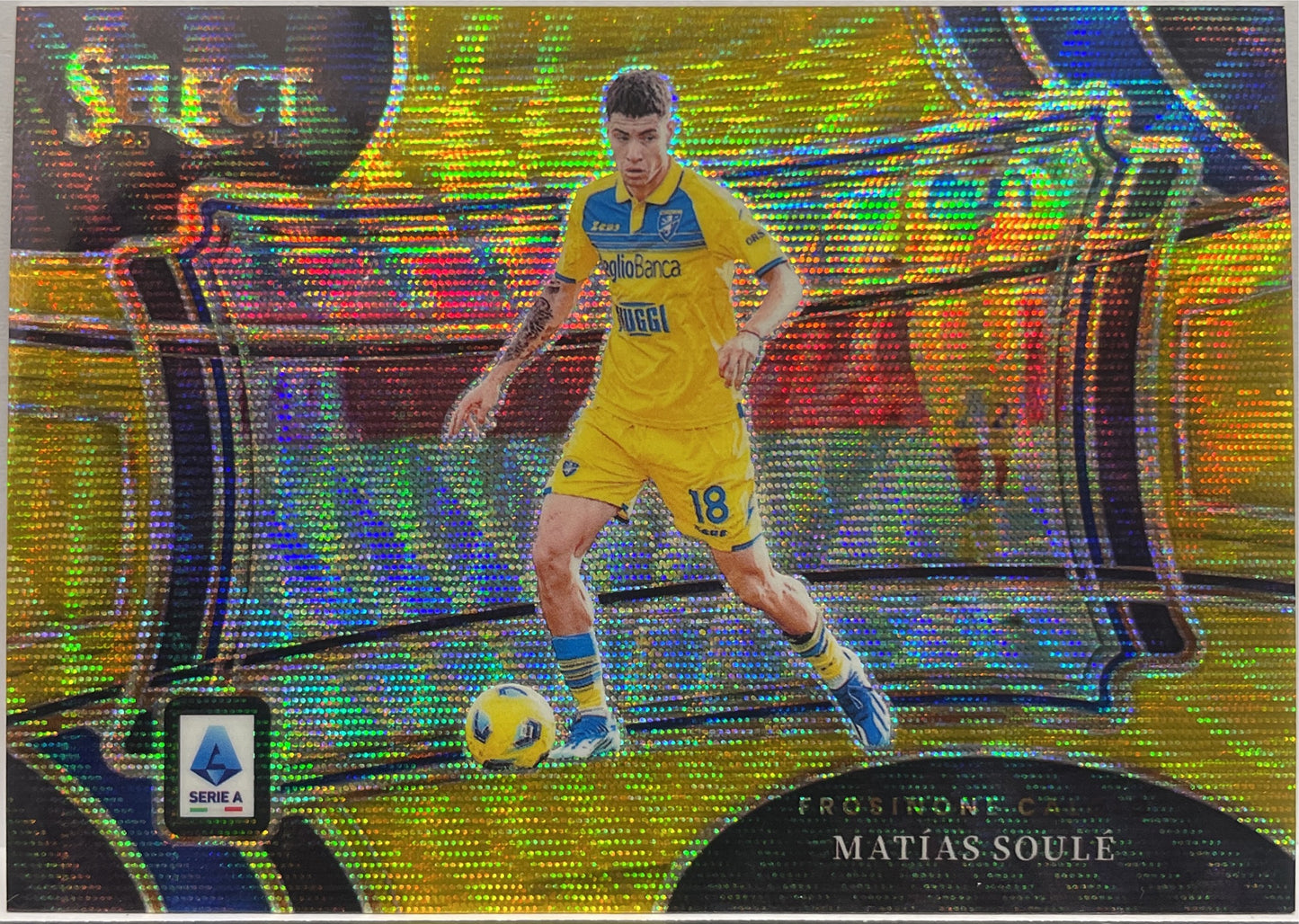 Matias Soule 8/10 Rookie Field Level Gold Wave Select Serie A 2023/24