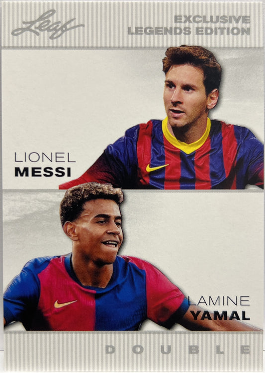 Lamine Yamal Lionel Messi Exclusive Legends Edition Leaf 2024