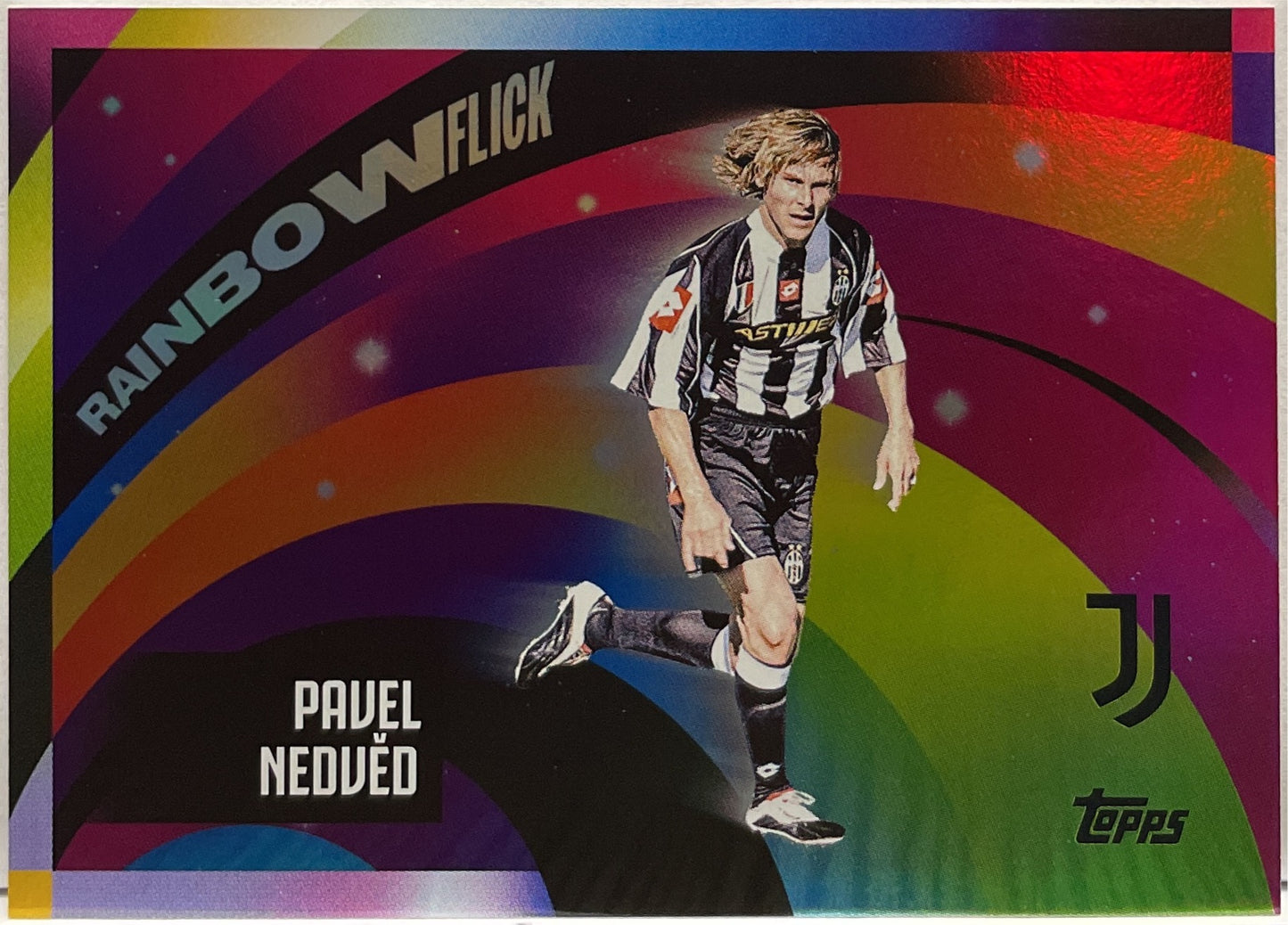 Pavel Nedved Rainbow Flick Topps Juventus Premium Team Set 2024/25