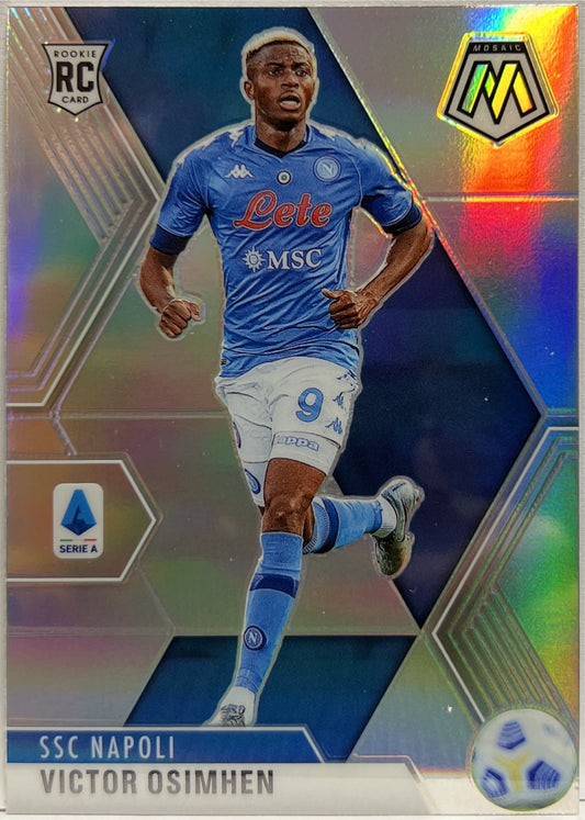Victor Osimhen Rookie Silver Holo Mosaic Serie A 2020/21