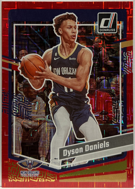 Dyson Daniels 93/99 Red Mojo Donruss Basketball NBA 2023/24