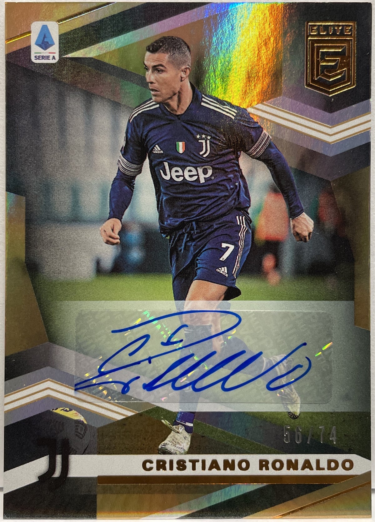 Cristiano Ronaldo 56/74 Autograph Donruss Elite Panini Chronicles 2020/21