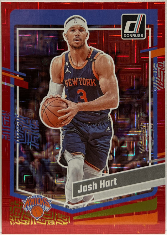 Josh Hart 34/99 Red Mojo Donruss Basketball NBA 2023/24