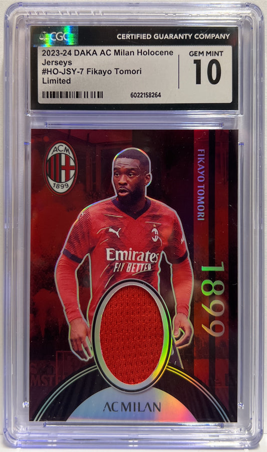 Fikayo Tomori 56/70 Patch Jersey Limited Daka Milan One & Two 2023/24 CGC 10