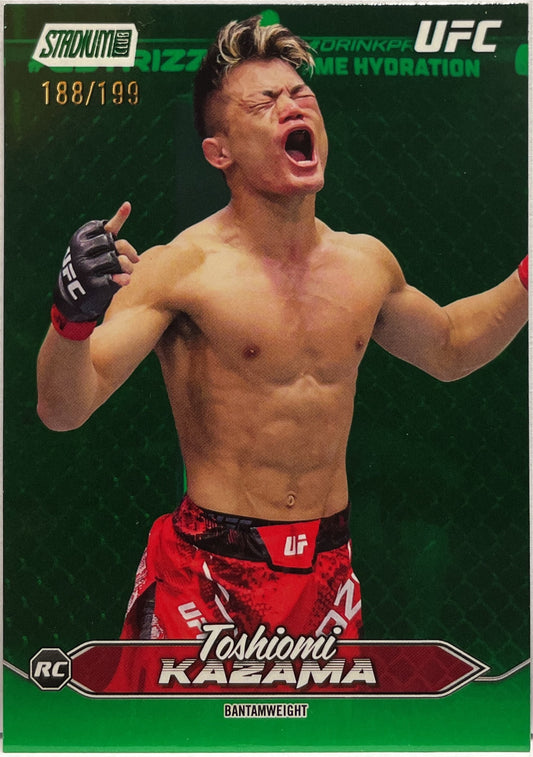 Toshiomi Kazama 188/199 Rookie Green Foil Topps Stadium UFC 2025