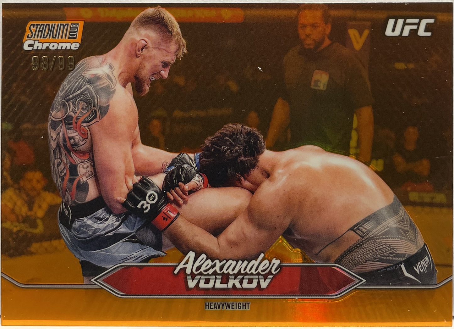 Alexander Volkov 98/99 Chrome Orange Topps Stadium UFC 2025