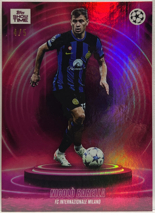 Nicolo Barella 4/5 Topps Showtime 2023/24