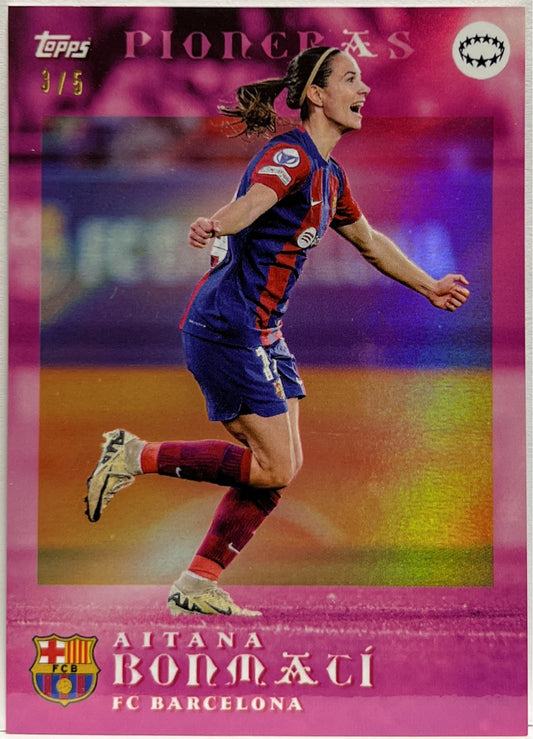 Aitana Bonmati 3/5 Pioneras Pink Topps Aitana Bonmati Curated Set 2023/24