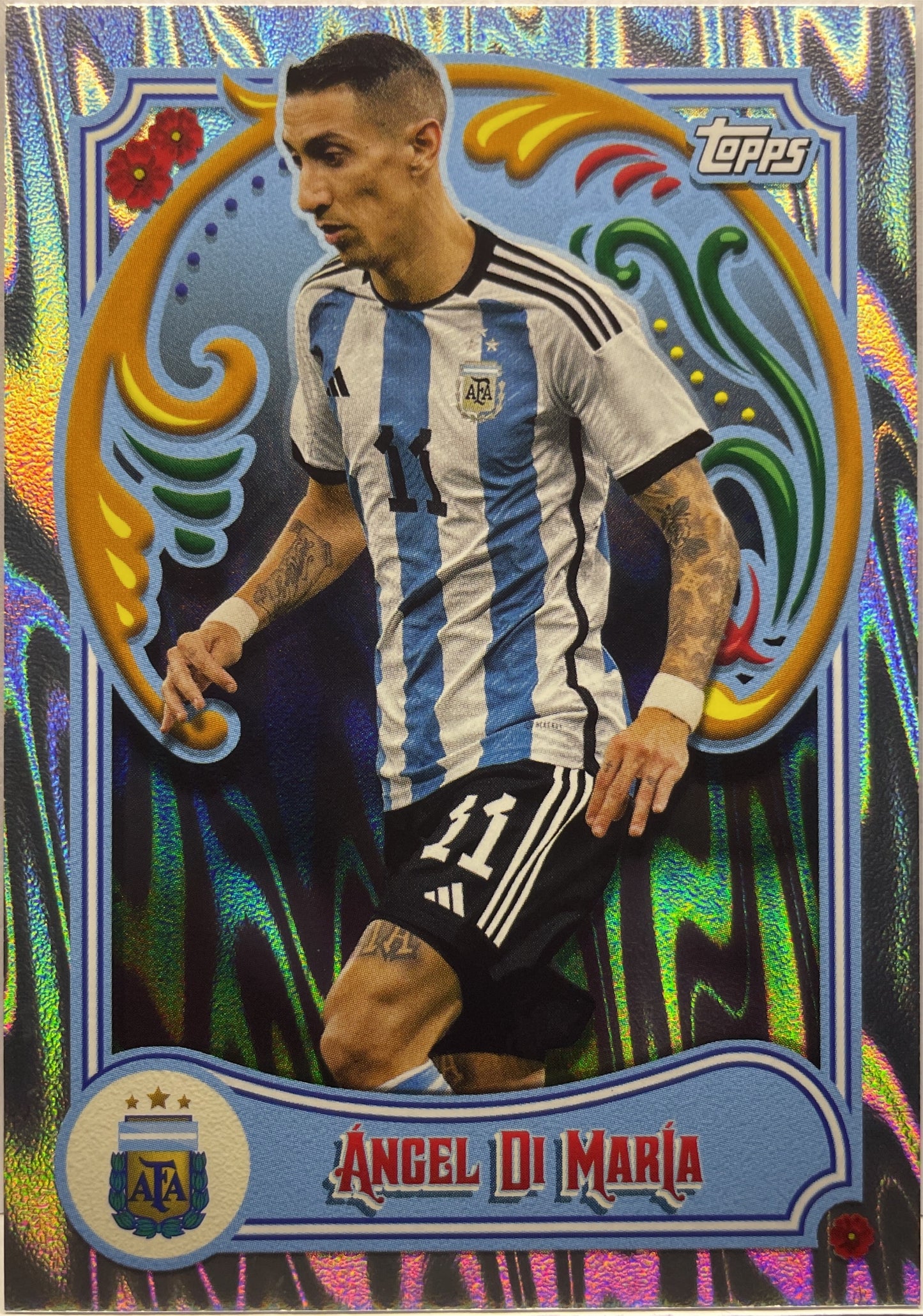 Mancolista-Silver Parallels-Topps Argentina Fileteado 2023