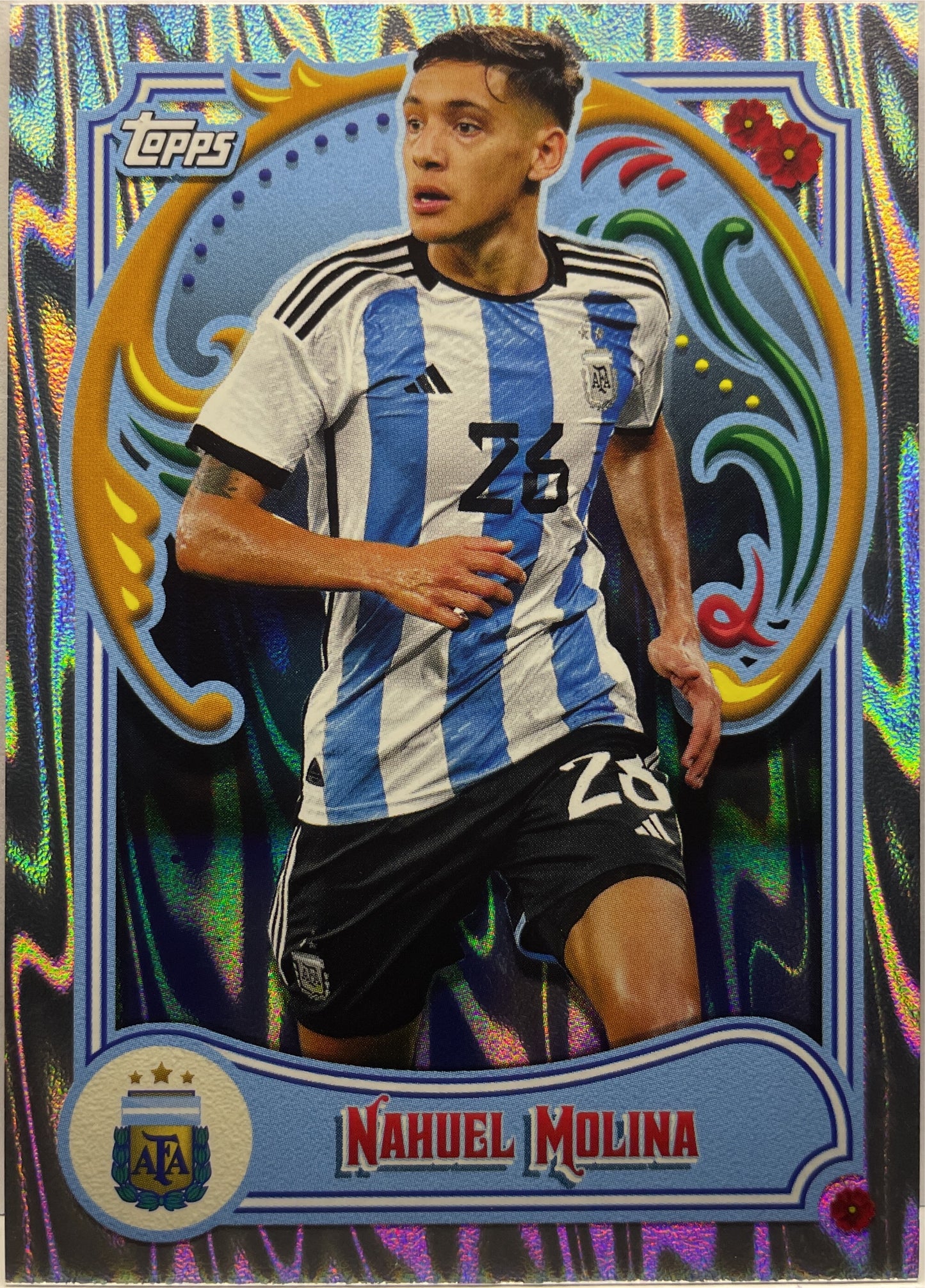 Mancolista-Silver Parallels-Topps Argentina Fileteado 2023