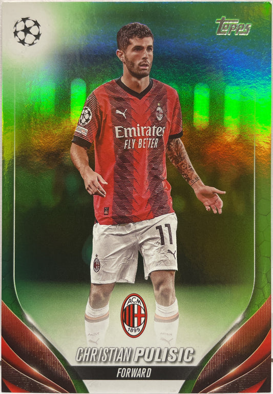 Christian Pulisic 37/199 Green Topps UCC 2023/24