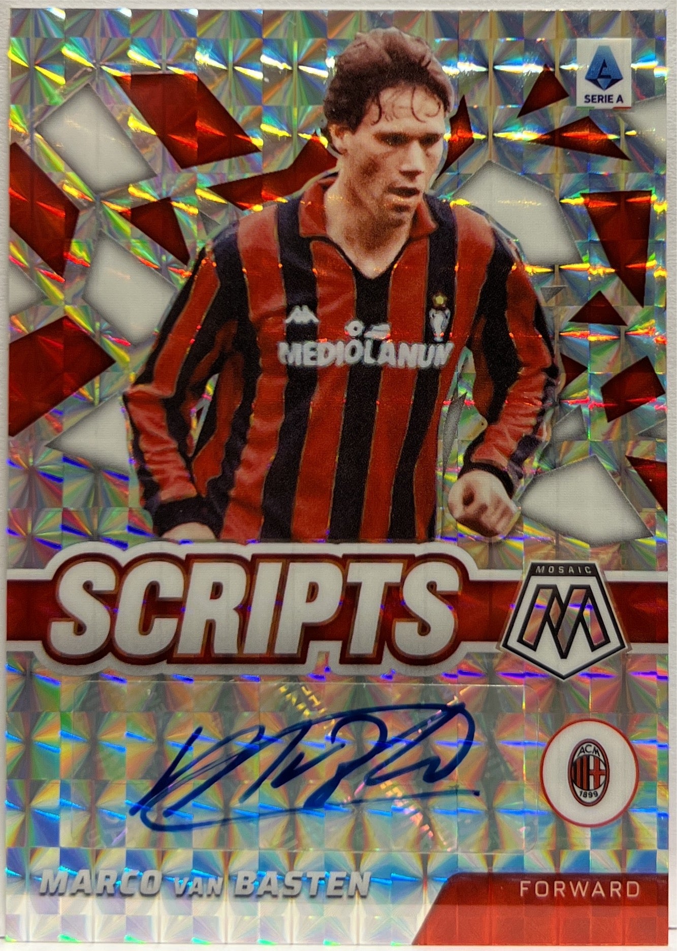 Marco Van Basten Autograph Mosaic Serie A 2021/22