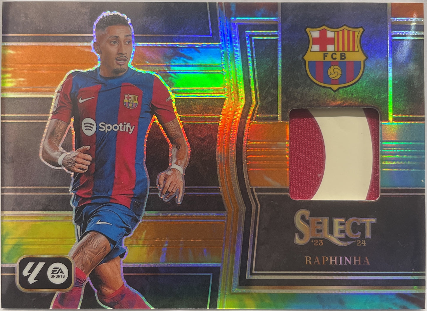 Raphinha 23/25 Patch Select Memorabilia Select La Liga 2023/24