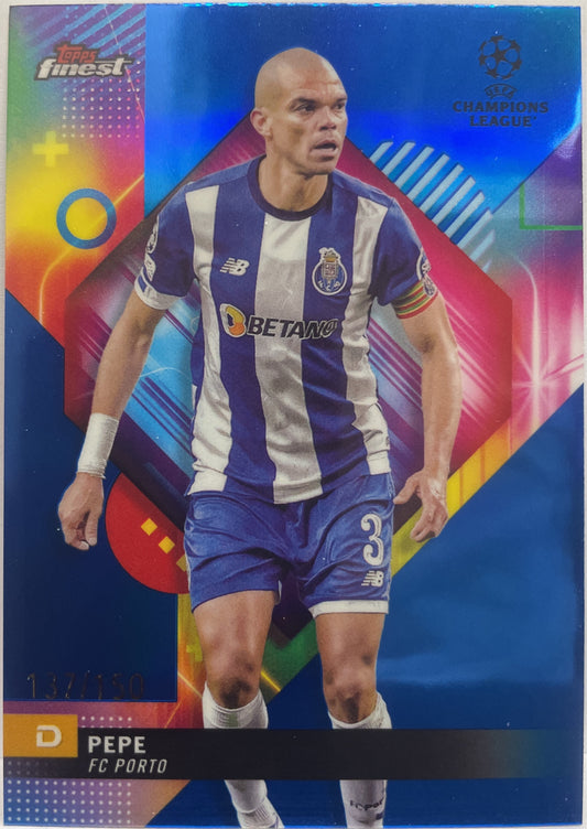 Pepe 137/150 Blue Topps Finest UCC 2023/24