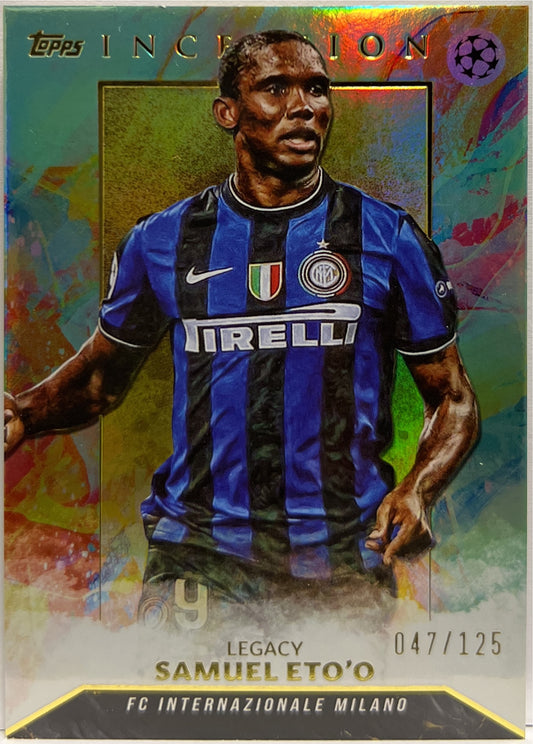 Samuel Eto'o 47/125 Legacy Topps Inception 2023/24