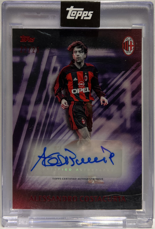 Alessandro Costacurta 22/25 Autograph I Rossoneri Topps AC Milan 125 Anniversary 2025