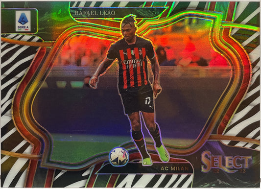Rafael Leao 16/20 Field Level Zebra Select Serie A 2022/23