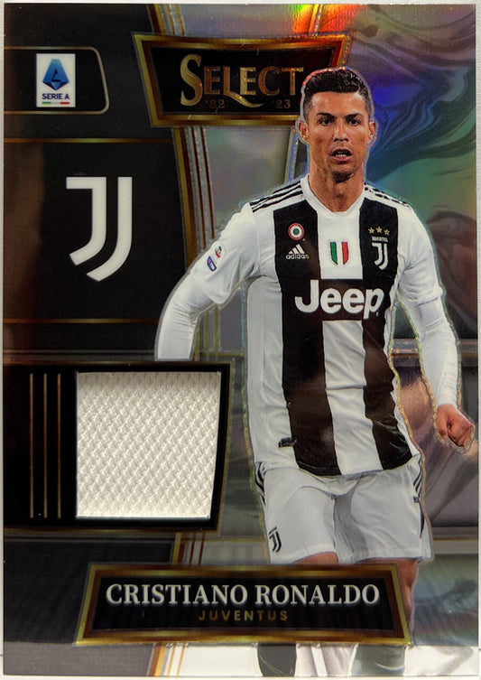 Cristiano Ronaldo Patch Player Worn Swatches Select Serie A 2022/23