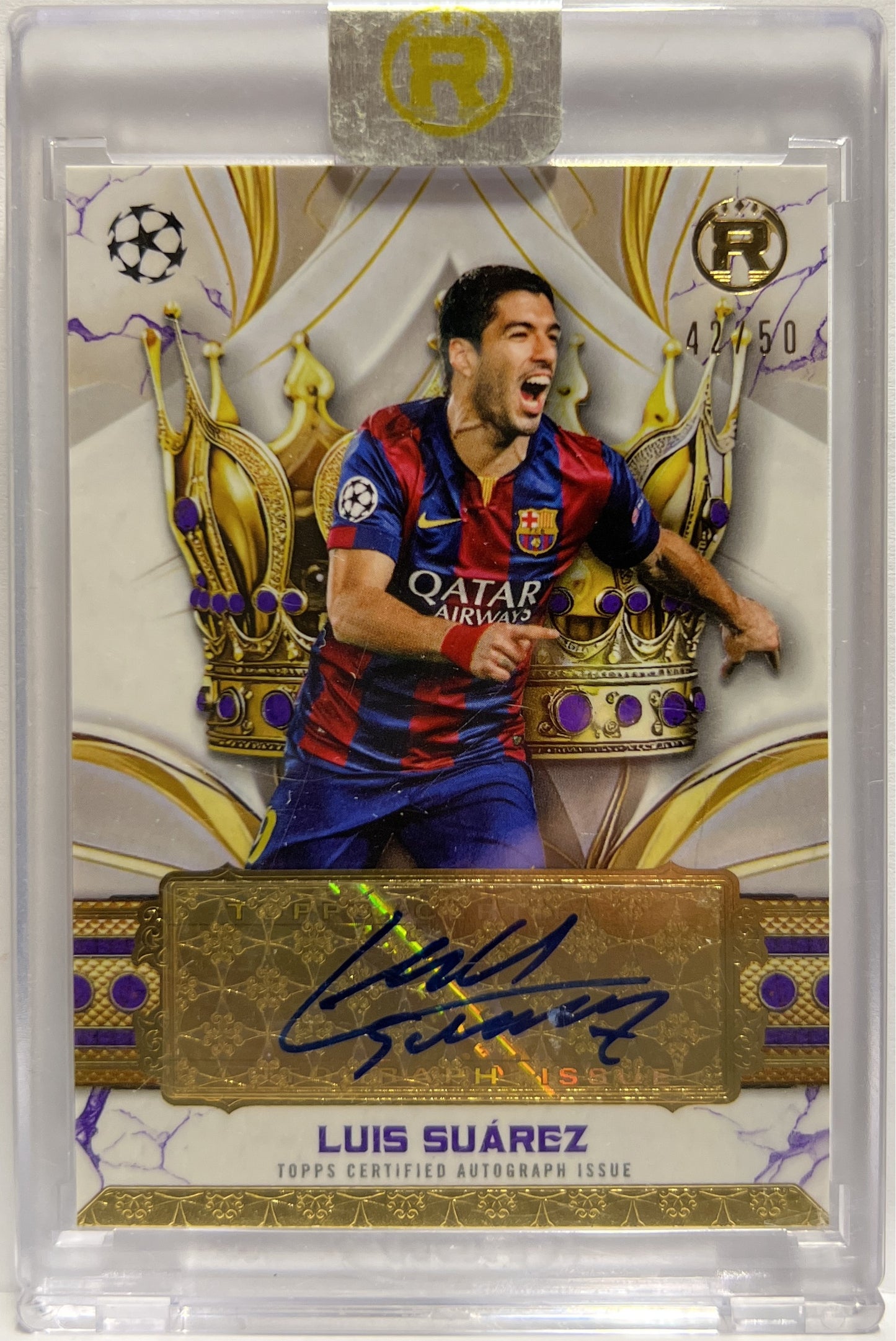 Luis Suarez 42/50 Autograph Topps Reverence 2024/25