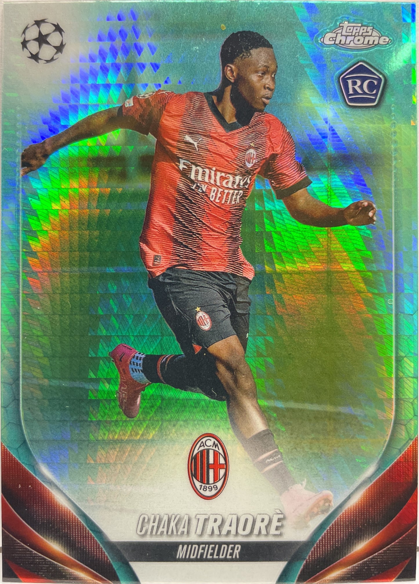 Chaka Traore Rookie Aqua Topps Chrome UCC 2023/24