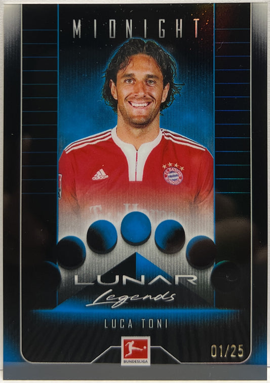Luca Toni 1/25 Lunar Legends Topps Midnight Bundesliga 2023/24