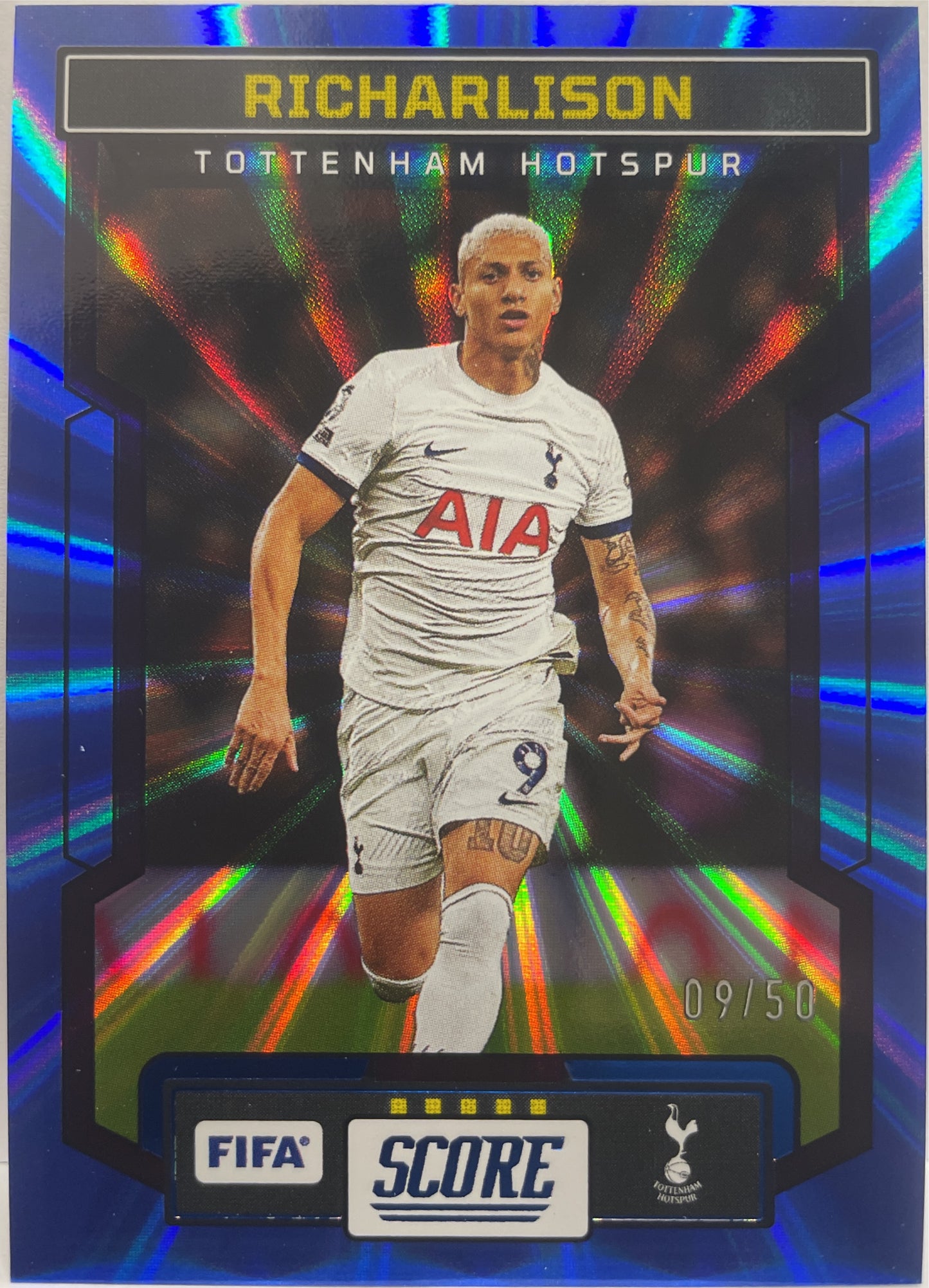 Richarlison 9/50 Blue Laser Score Fifa 2023/24