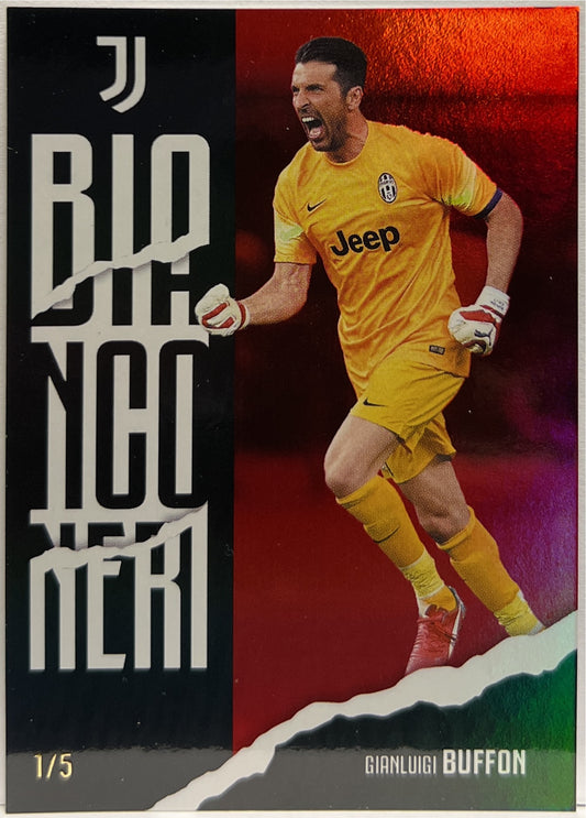 Gianluigi Buffon 1/5 Bianconeri Red Topps Team Set Juventus 2023/24