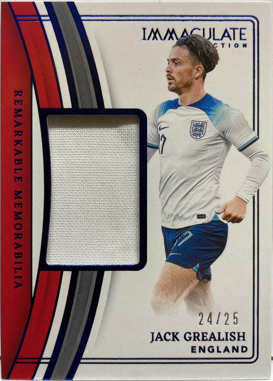 Jack Grealish 24/25 Patch Remarkable Immaculate Collection 2023/24