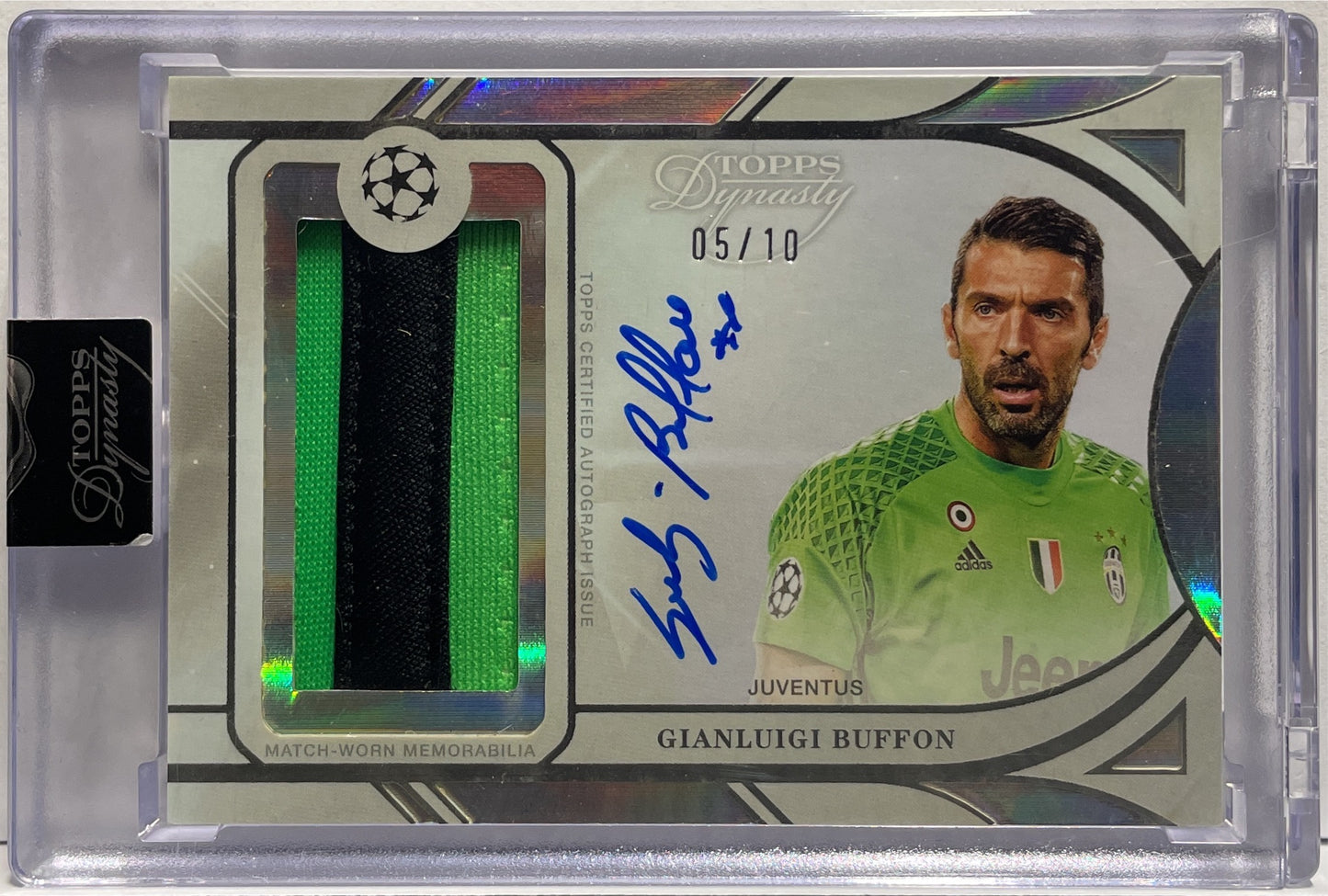 Gianluigi Buffon 5/10 Patch Autograph On Card Topps Dynasty 2024/25