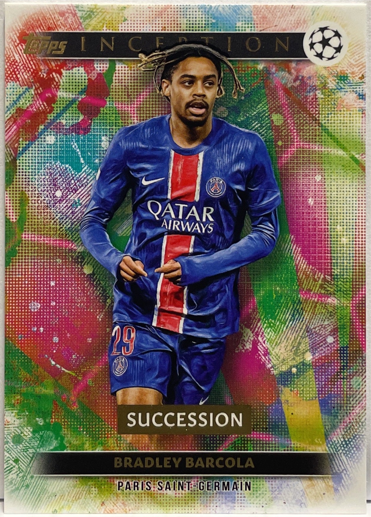 Bradley Barcola Succession Topps Inception 2024/25