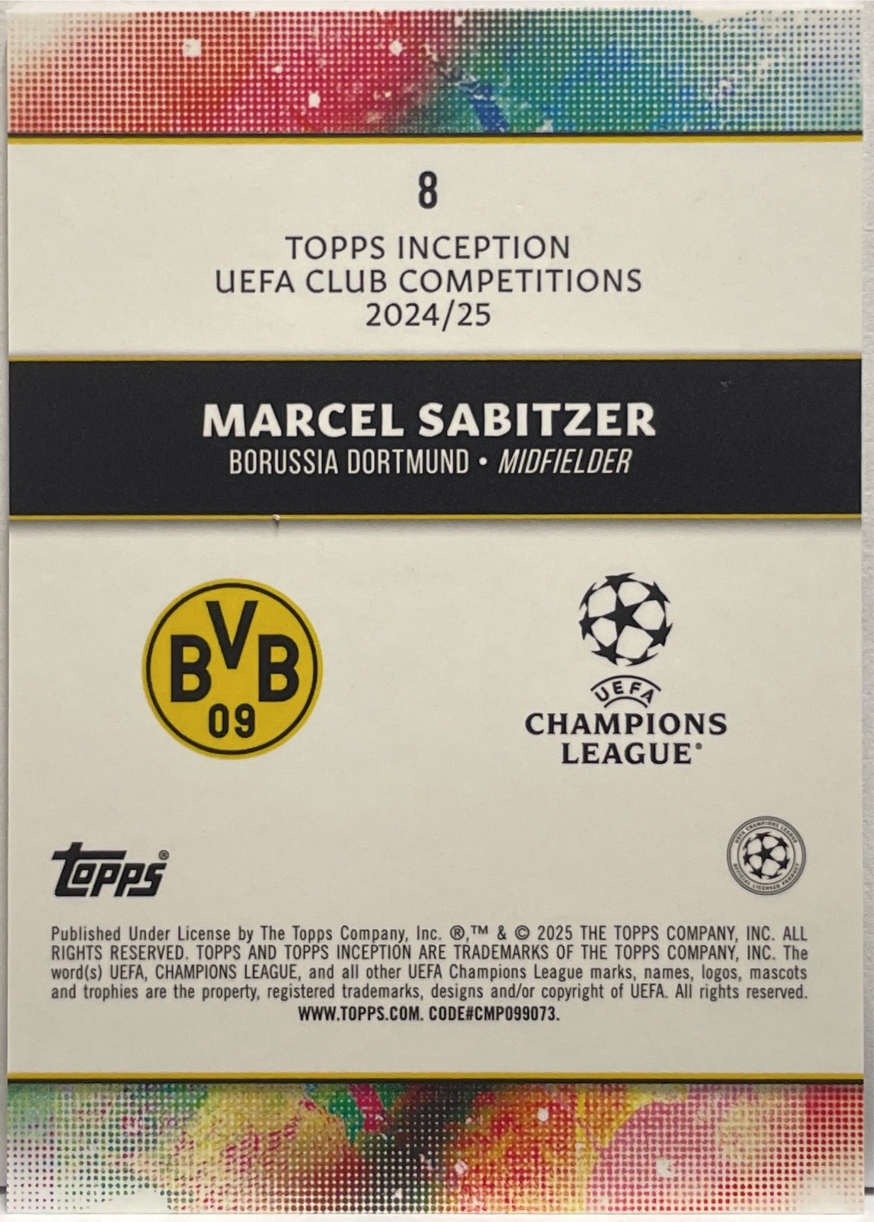 Marcel Sabitzer 138/199 First XI Topps Inception 2024/25