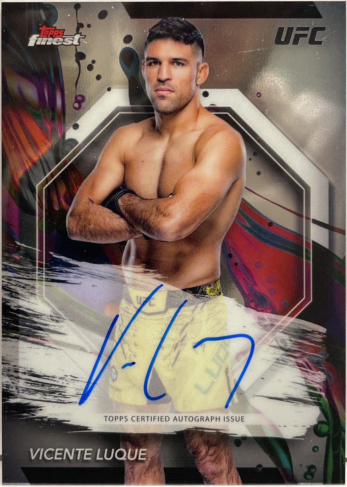 Vicente Luque Autograph Topps Finest UFC 2024