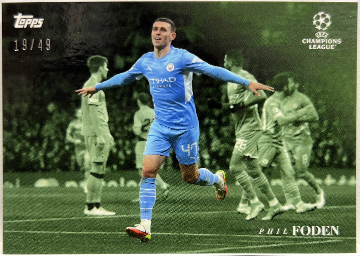 Phil Foden 19/49 Topps On Demand 2021/22