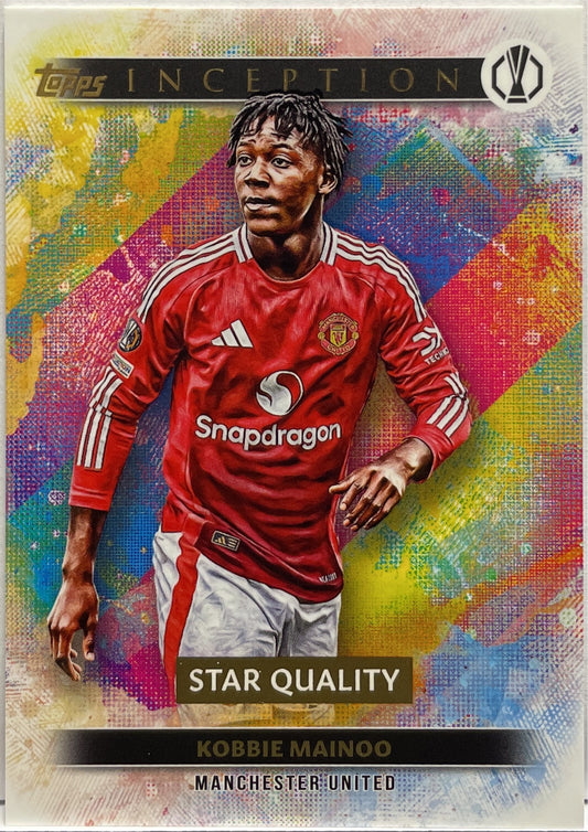 Kobbie Mainoo Star Quality Topps Inception 2024/25