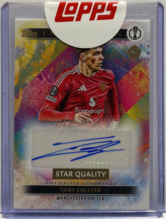 Toby Collyer Rookie Autograph Star Quality Topps Inception 2024/25