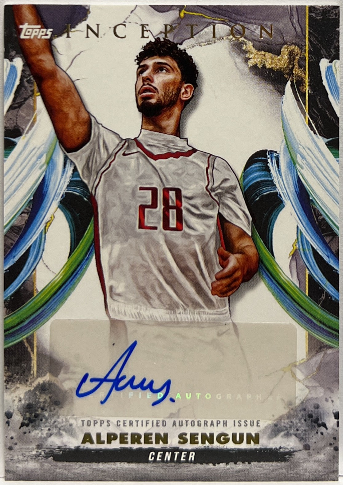 Alperen Sengun Autograph Topps Inception Basketball NBA 2024/25