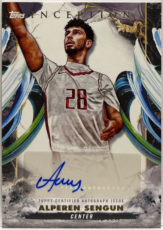 Alperen Sengun Autograph Topps Inception Basketball NBA 2024/25