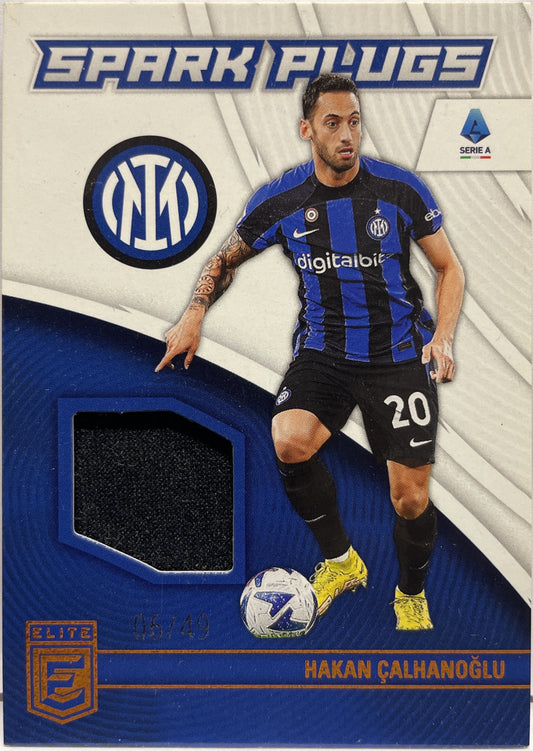 Hakan Calhanoglu 6/49 Patch Spark Plugs Donruss Elite Serie A 2022/23